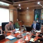 Arkab s’entretient avec les responsables de la compagnie russe GEOTECH spécialisée en géophysique